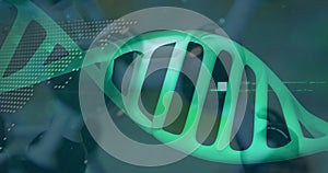 Composition of dna strand and data processing