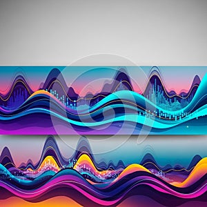 Composition is dynamic and symmetrical, creating a rhythmic, visual