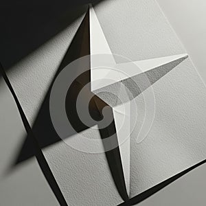 Composition emphasizes contrast between light and shadow, highli