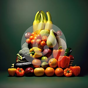 Composition of fresh vegetables