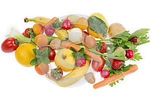 Composition of fruit and vegetables