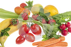 Composition of fruit and vegetables