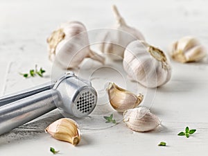 Composition of garlic and spices
