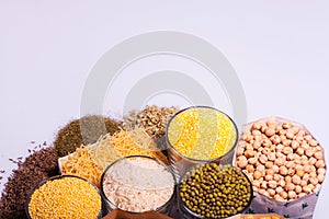 Composition of glasses with cereals