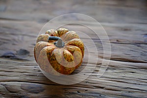 Composition with halloween pumpkins