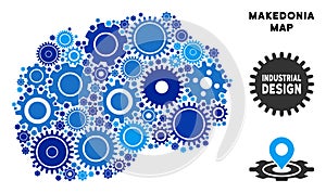 Composition Makedonia Map of Gears