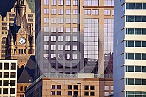 Composition of Milwaukee buildings