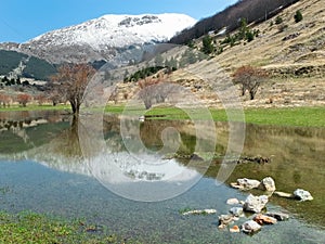 Composition in the mountains