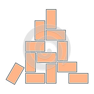 Composition of the photo frames for the wall