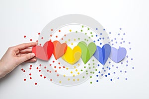 Composition for Pride and LGBTQ community concept