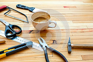 Composition with reapair instruments