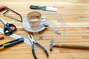 Composition with reapair instruments