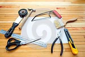 Composition with reapair instruments