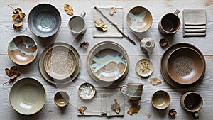 The composition reflects a harmonious blend of textures and organic colors