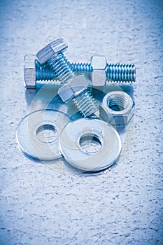 Composition of screwbolts nuts and bolt