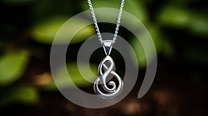 composition silver music notes photo