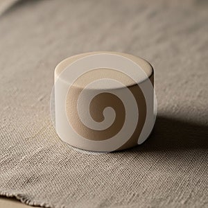 The composition is simple focusing on the interplay of textures and subtle