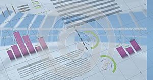 Composition of statistics over financial data processing