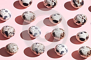 Composition of tiny quail eggs