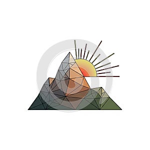 Composition uses sharp angles and clean lines on a white background