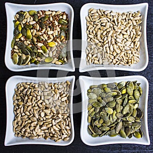 Composition of varied seeds