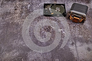 Composition of various computer components