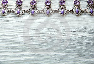 Composition of woman's accessory