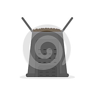 Compost bin icon