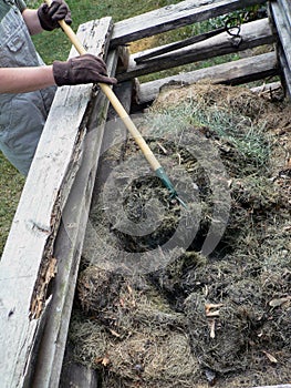 Compost pile