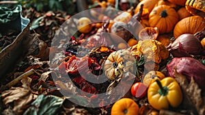 Composting during Different Seasons - AI Generated