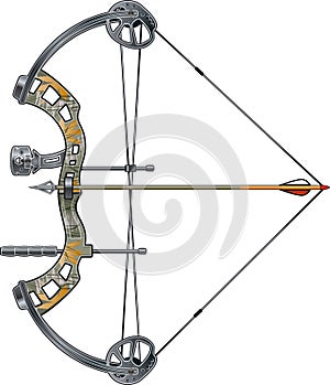 Compound bow and arrow