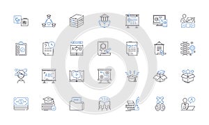 Comprehension line icons collection. Understanding, Insight, Perception, Interpretation, Apprehension, Grasp