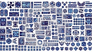 Futuristic Sci-Fi UI Elements and HUD Pack