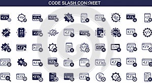 Coding and Development Icon Set
