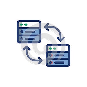 Comprehensive Data Replication Icon for Management photo