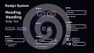 UI Design System Elements