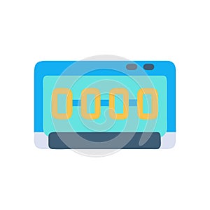 Icon Representing Digital Clocks