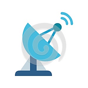 Icon Representing Satellite Dishes