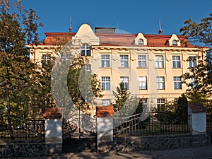 Comprehensive school in Zatec town.