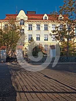 Comprehensive school in Zatec town.