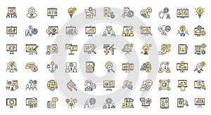 Business and Technology Icon Set