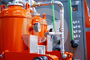 Compressed air preparation. Nitrogen and oxygen stations and air dryers photo