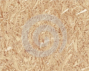 Compressed light brown chipboard. Vector wood photo