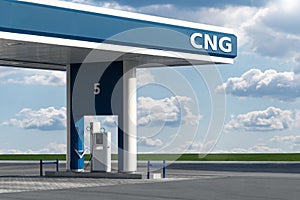 Compressed natural gas filling station