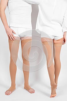 Compression Hosiery. Medical Compression stockings and tights for varicose veins and venouse therapy. Socks for man and