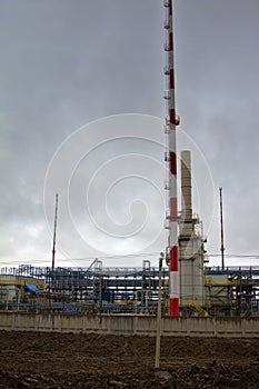 Compression station (booster station) for gas supply