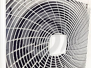 Compressor of air conditioner, the behinde of white machine that similar to the fan blades