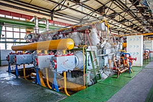 Compressor and Collector Machine in factory