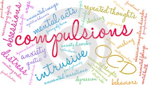 Compulsions Word Cloud