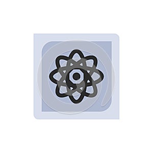 Computation, Computer, Computing, Data, Future  Flat Color Icon. Vector icon banner Template